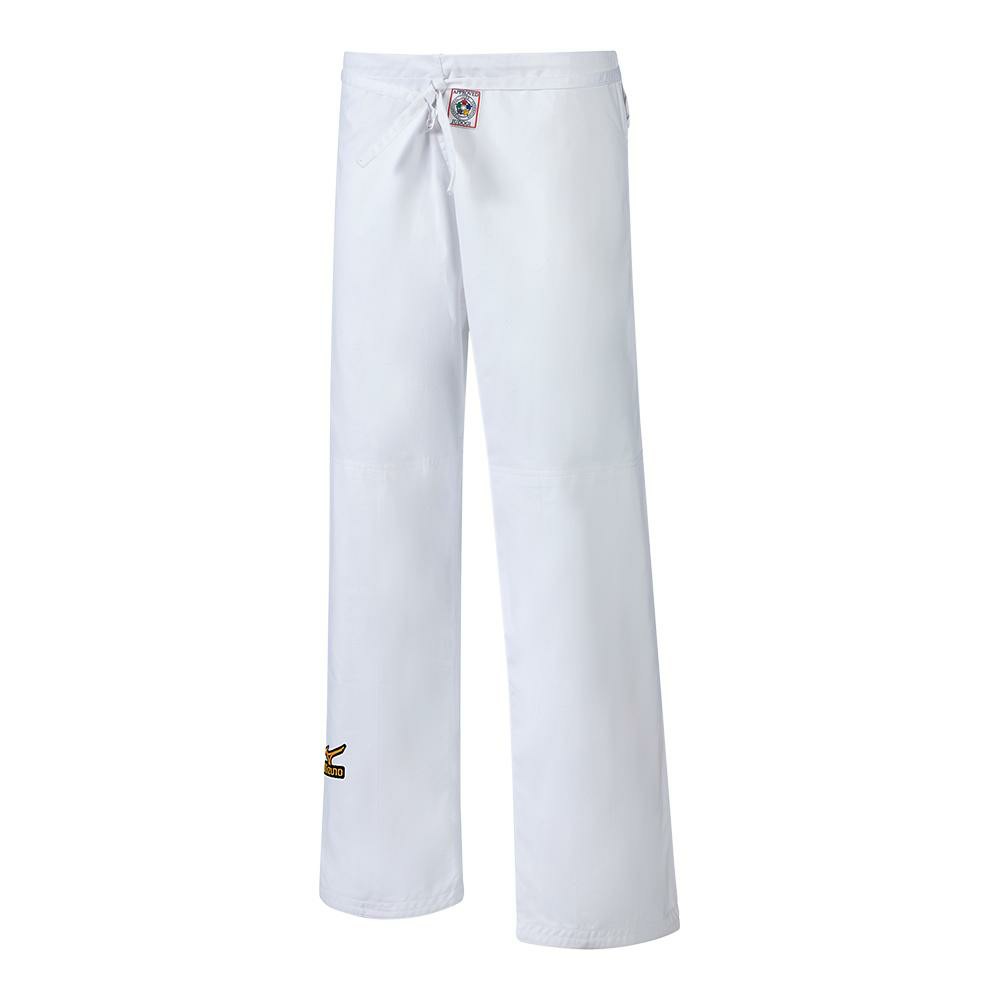 Mizuno Men's Judo IJF Pants White - RJBLWOG-58